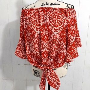 Blouse boho peasant